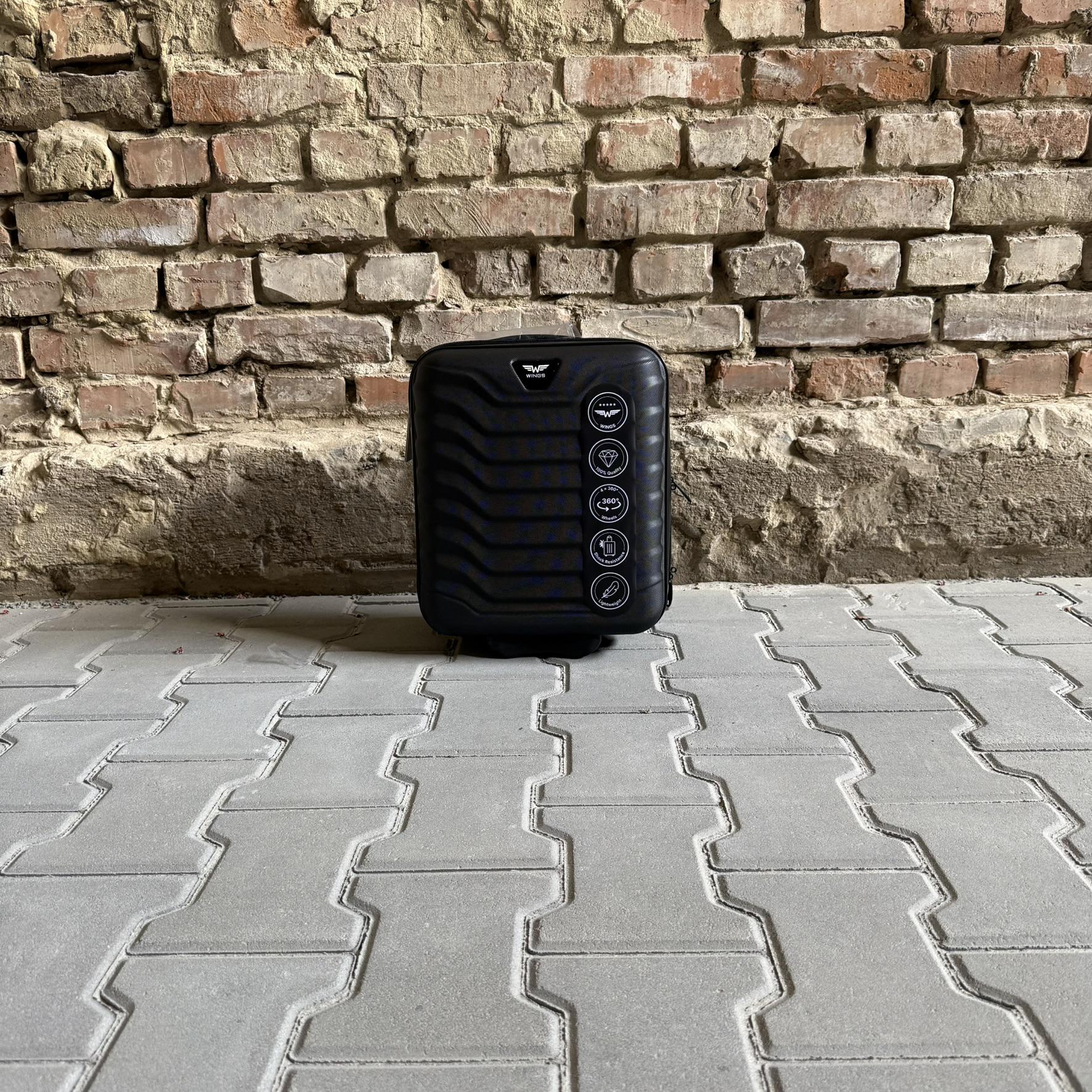 Мини-чемодан Wings PEA01 дорожный XXS Черный (26630746) - фото 2 Мини-чемодан Wings PEA01 дорожный XXS Черный (26630746) - фото 2