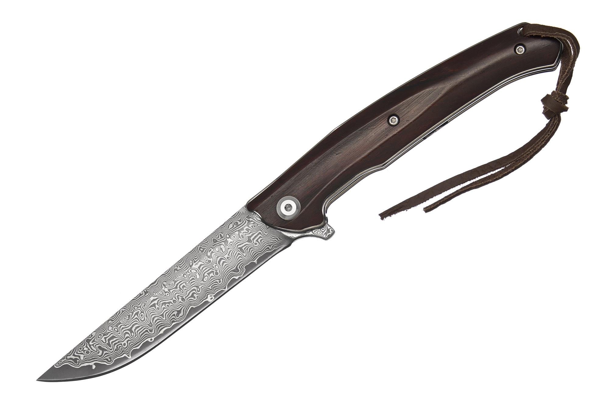 Нож складной Grand Way WK 11013 из дамасской стали