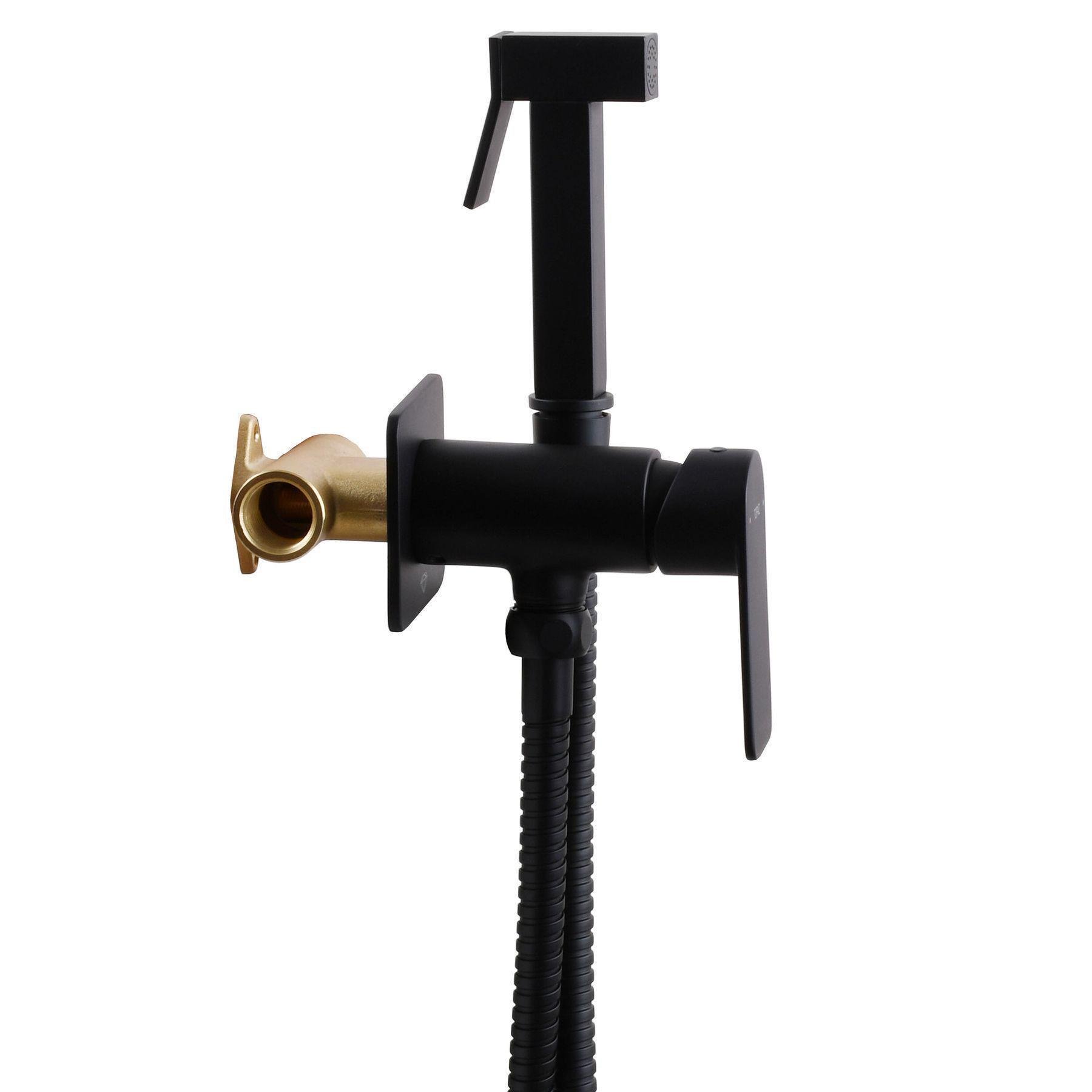 Набор смесителей в едином стиле Sardinia Black 4в1 Черный матовый (20202119) - фото 13 Набор смесителей в едином стиле Sardinia Black 4в1 Черный матовый (20202119) - фото 13