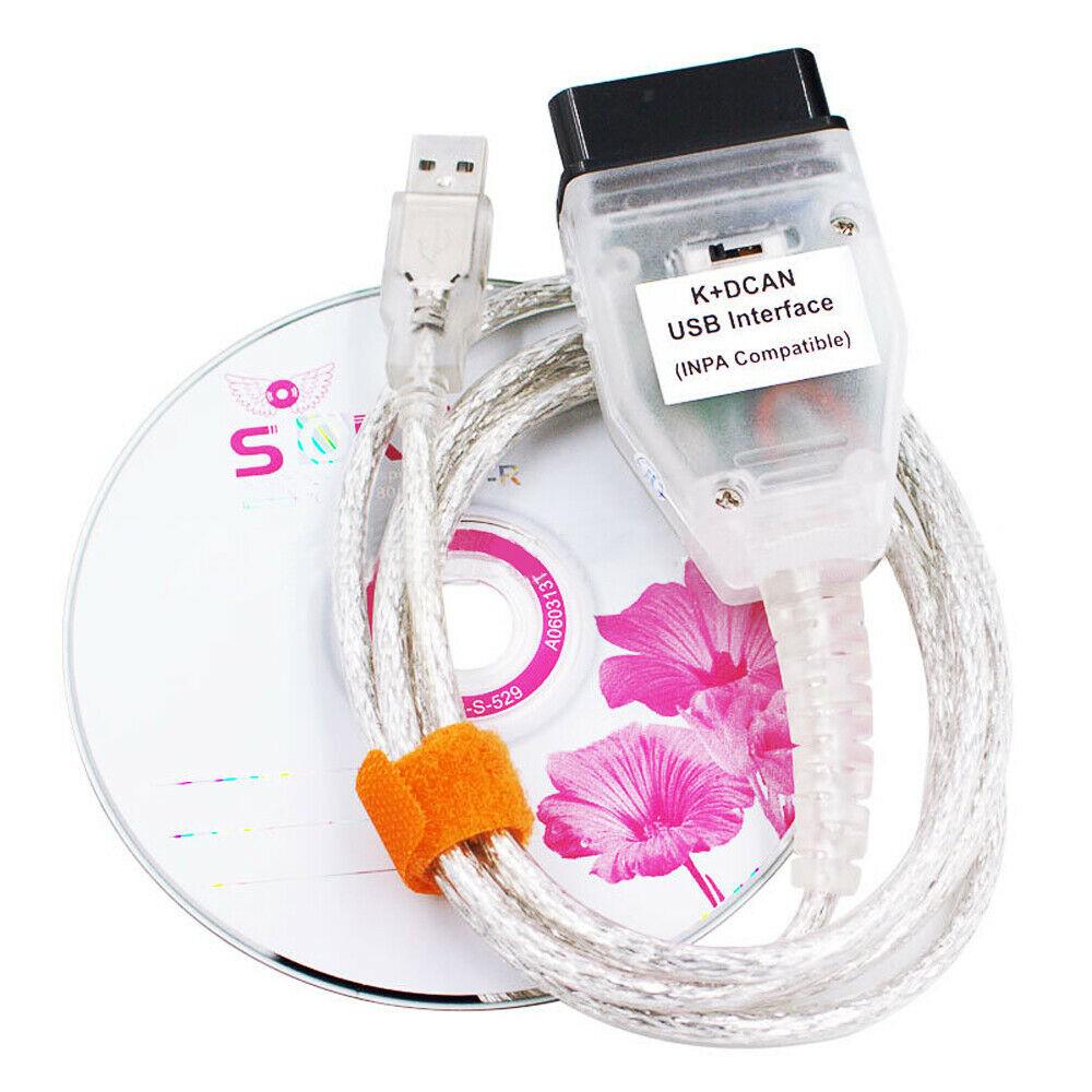 Діагностичний адаптер BMW INPA K+DCAN FT232R elm327 з перемикачем