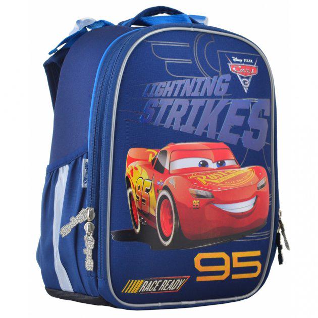 Рюкзак школьный 1Вересня Cars каркасный (555368/H-25)