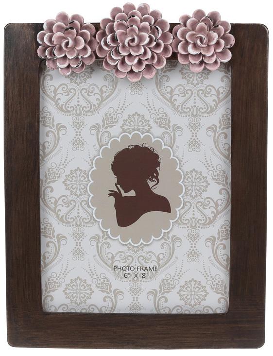 Фоторамка Viljandi Flowers для фото 15х20 см Коричневый (BD-450-207)
