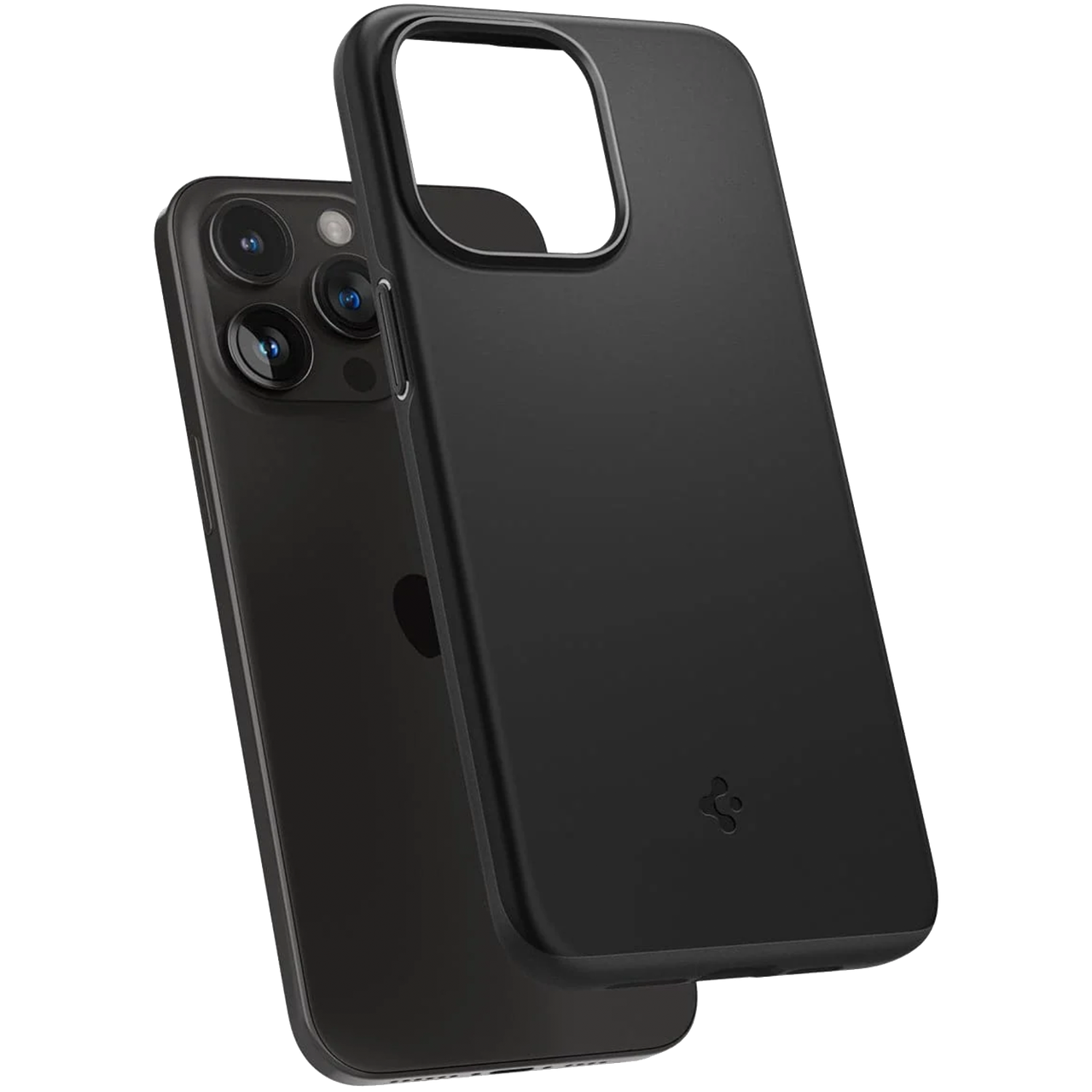 Чехол накладка Spigen Thin Fit Case for iPhone 15 Pro Max, Black (ACS06544) - фото 8