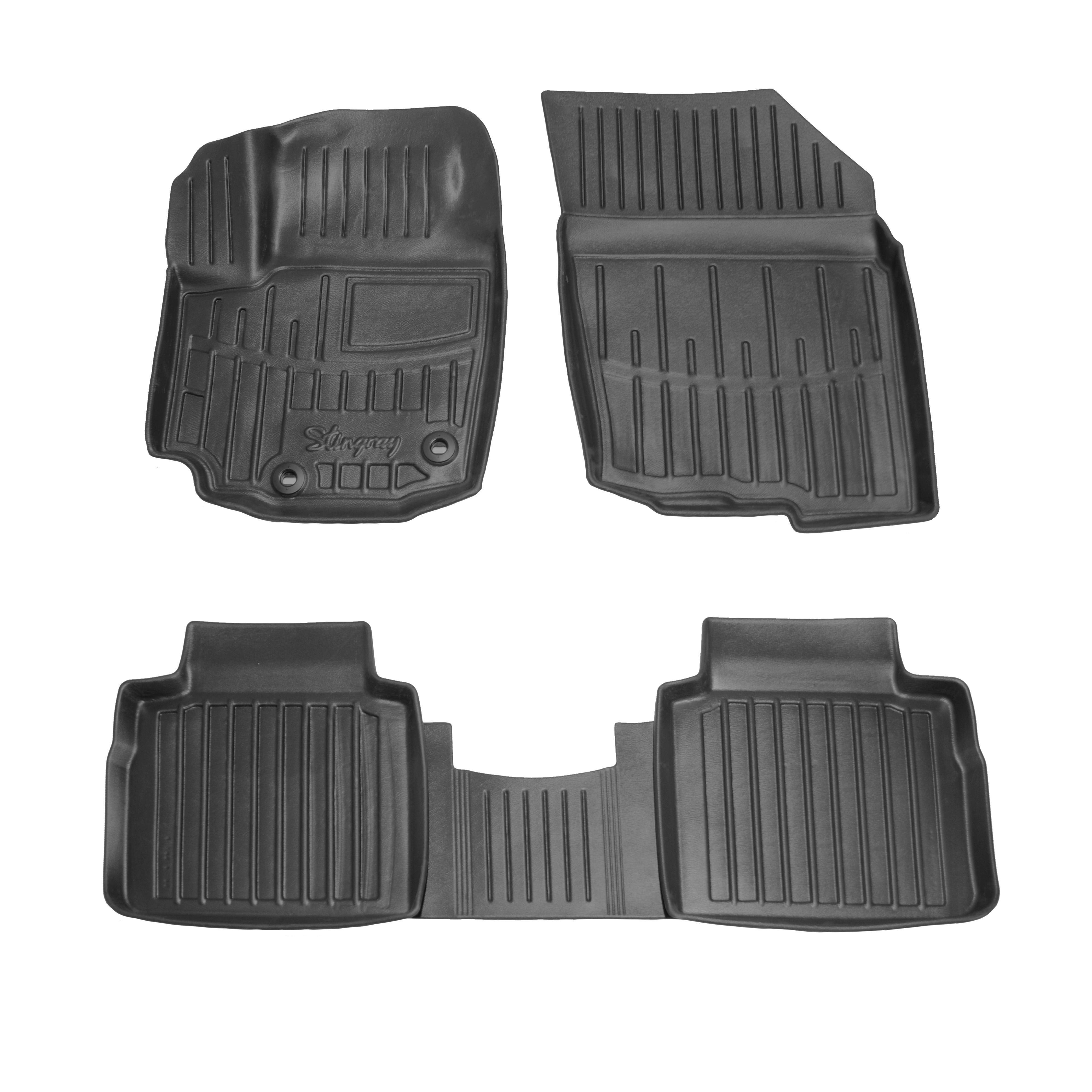 Коврики Stingray 3D для Suzuki SX4 S-Cross 2021- рр. полиуретан 5 шт. Черный (158627)