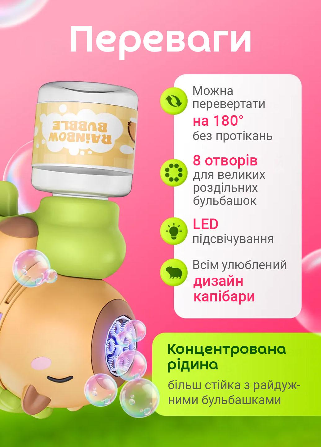 Генератор мыльных пузырей Bubble Gun капибара (401058) - фото 4 Генератор мыльных пузырей Bubble Gun капибара (401058) - фото 4