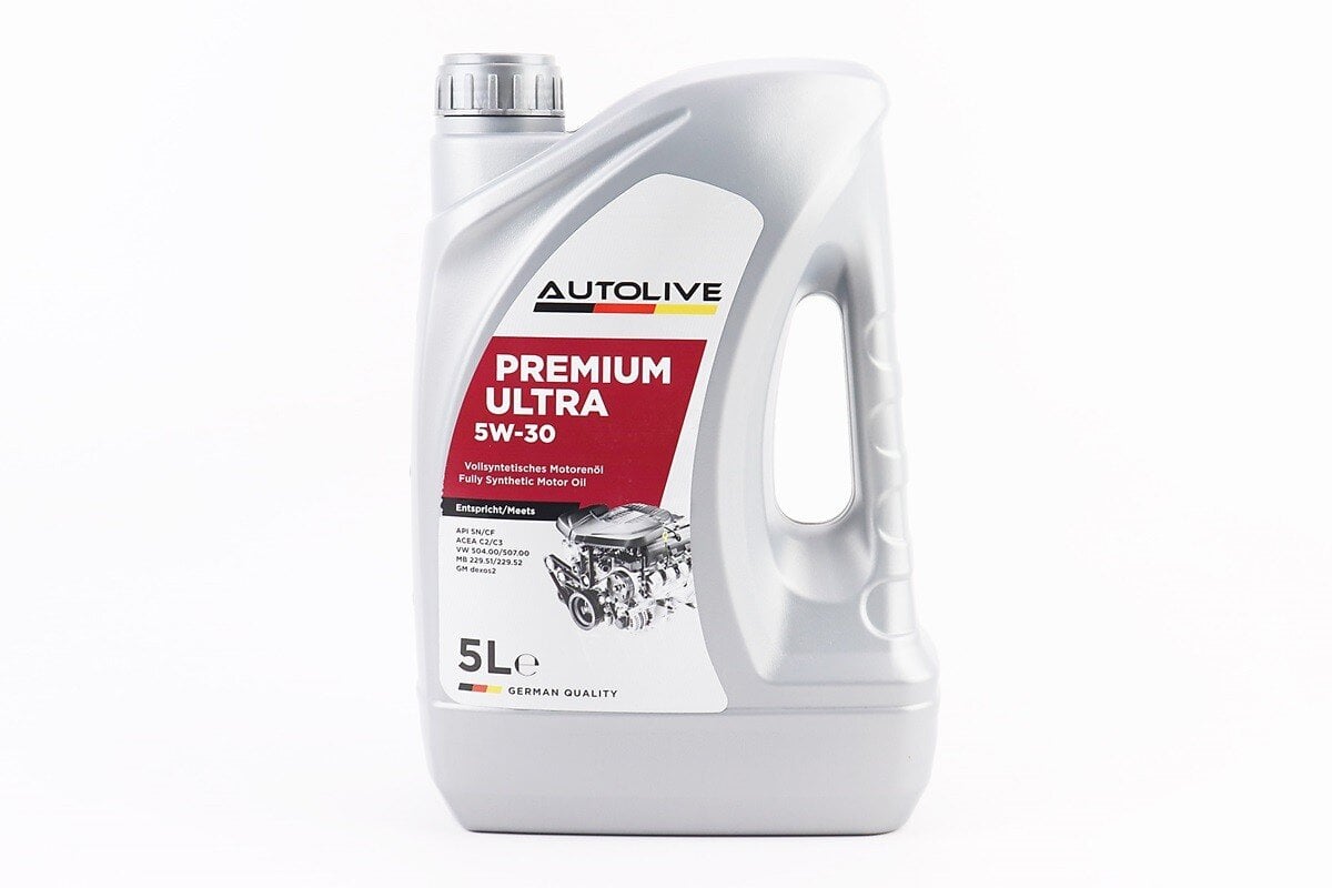 Олива моторна AUTOLIVE 4T 5W-30 синтетична універсальна C3-SN/CF 5 л (10039364)