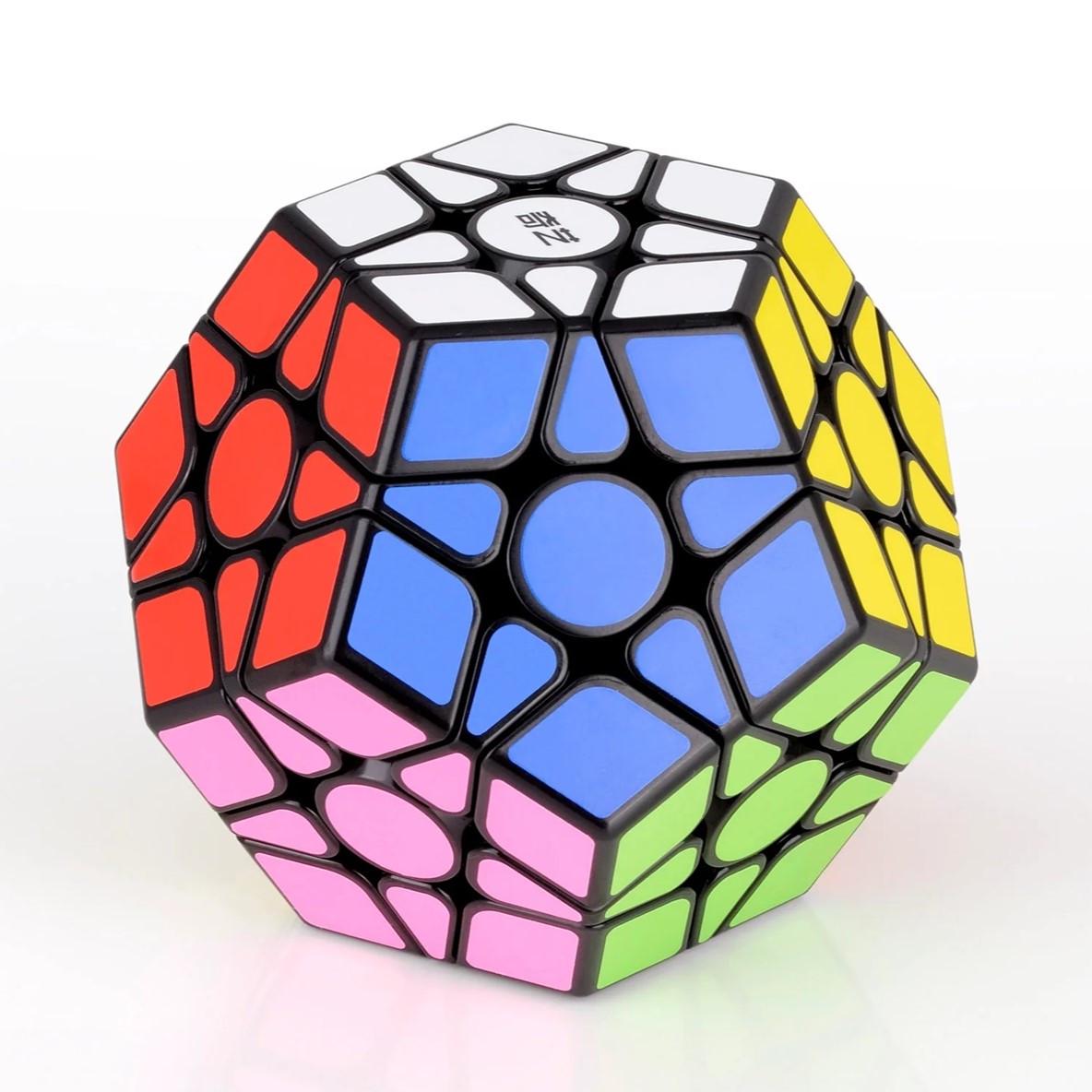 Головоломка мегаминкс QiHeng W Megaminx Black QiYi MoFangGe (137801)