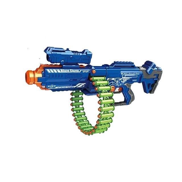 Автомат іграшковий Blaze Storm 40 м'яких патронів акумулятор 74V звук Blue (140812) Автомат іграшковий Blaze Storm 40 м'яких патронів акумулятор 74V звук Blue (140812)