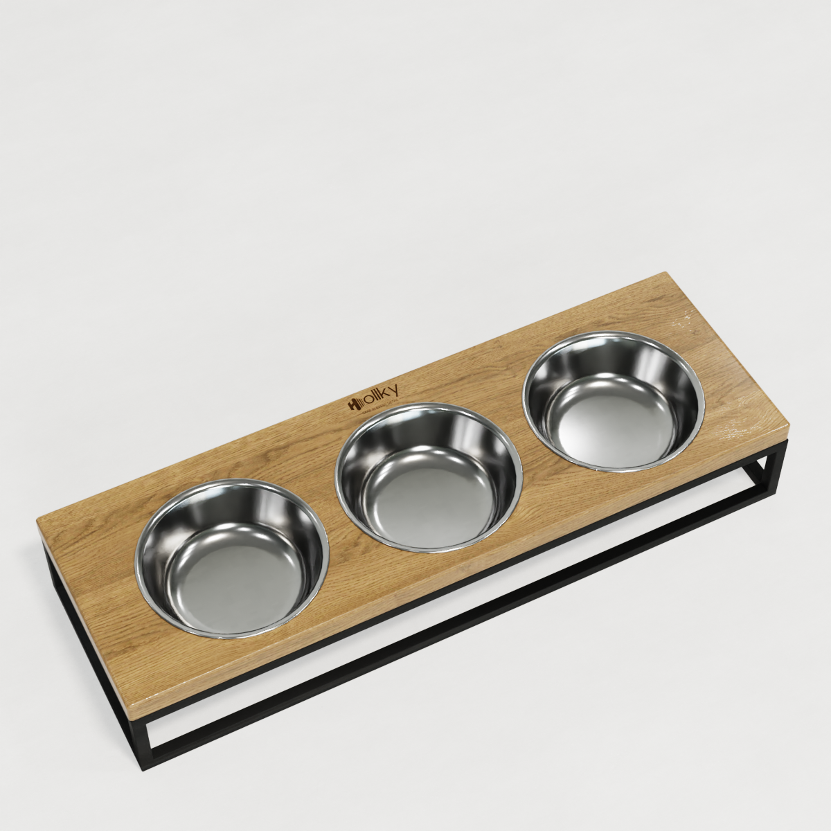 Миски на підставці для котів і маленьких собак Hollky Base Bar 3х0,45 л (Bar-54187-BLNT) - фото 6 Миски на підставці для котів і маленьких собак Hollky Base Bar 3х0,45 л (Bar-54187-BLNT) - фото 6