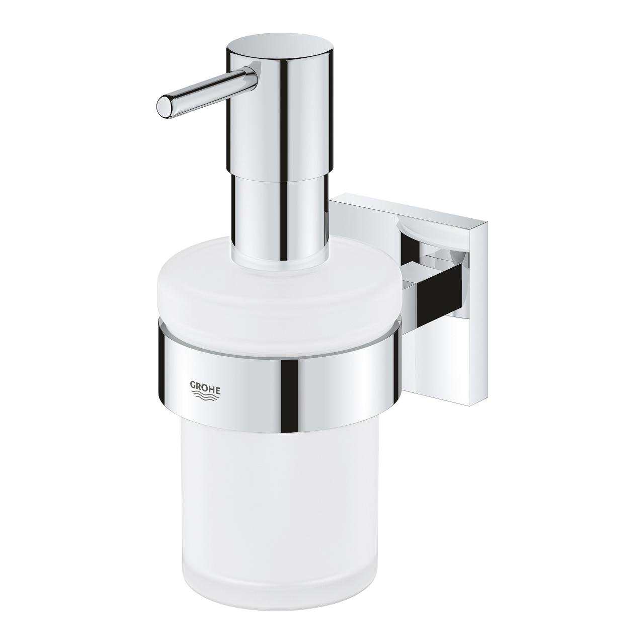 Дозатор для рідкого мила Grohe QuickFix Start Cube 41098000 настінний 160 мл Хром (164239) - фото 3