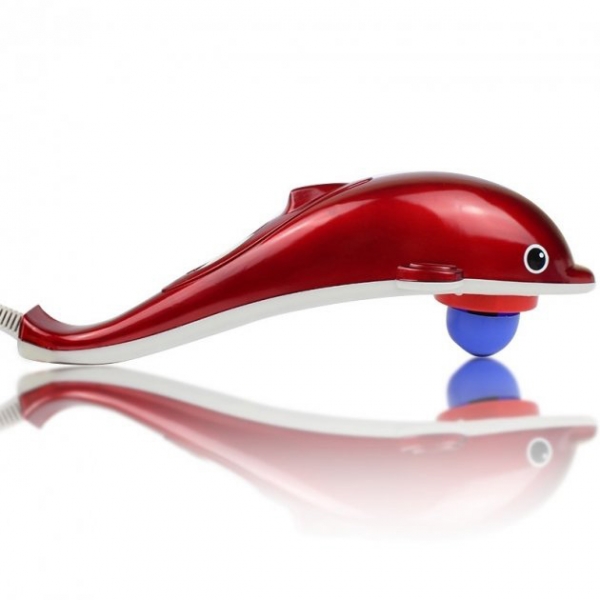 Вибромассажер электрический Dolphin Massager Красный (13465992)