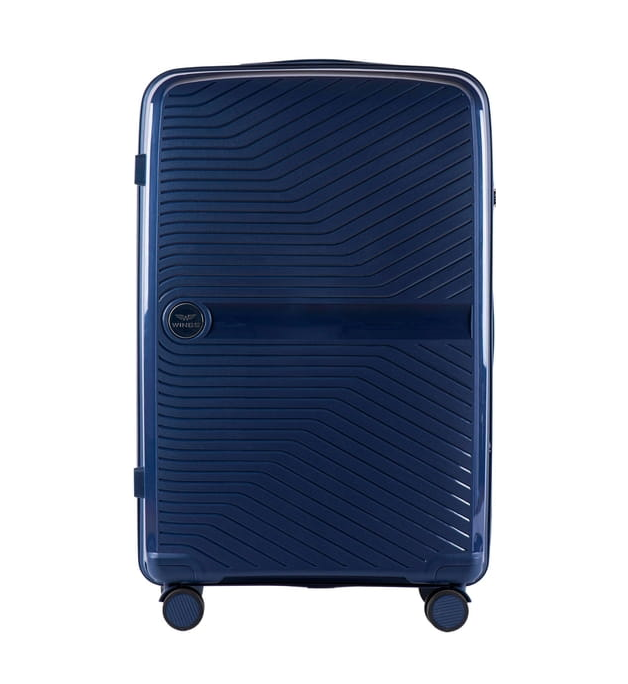 Чемодан дорожный большой из полипропилена Wings DQ181-04 L Синий - фото 1 Чемодан дорожный большой из полипропилена Wings DQ181-04 L Синий - фото 1
