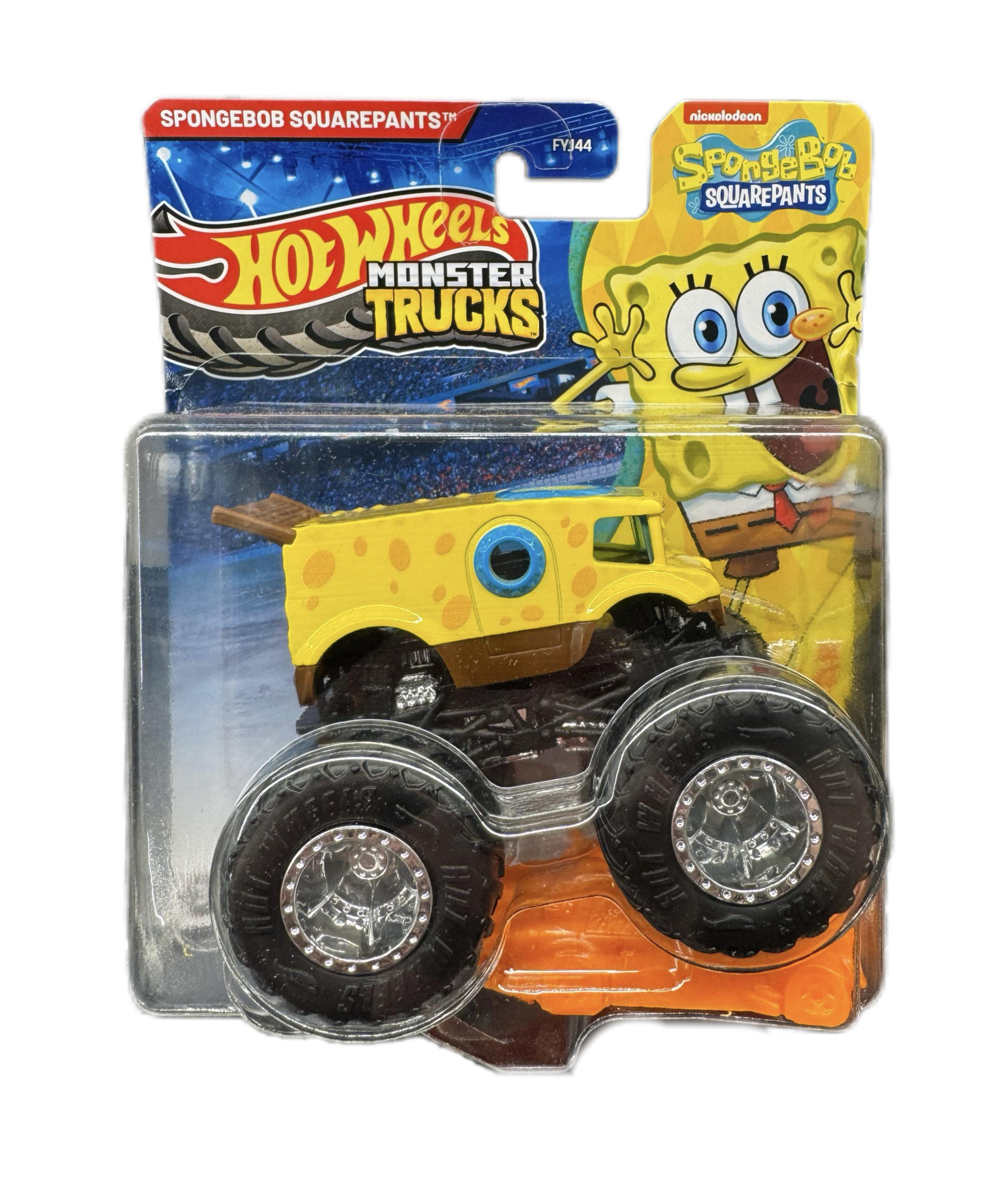 Игрушечная машинка-внедорожник Hot Wheels Monster truck Sponge Bob Губка Боб