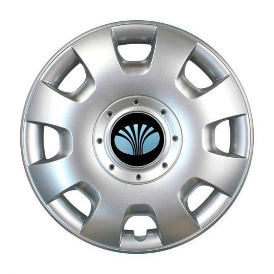 Автомобильные колпаки SKS 209 R14 с логотипом Daewoo 4 шт. Серебристый