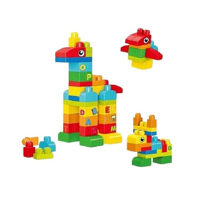 Конструктор Builder 62 деталі/наліпки з літерами англійського алфавіту Multicolor (163329) - фото 3