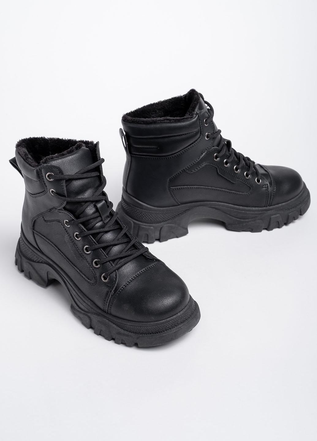 Черевики жіночі р. 37 Чорний (341442_37) - фото 4