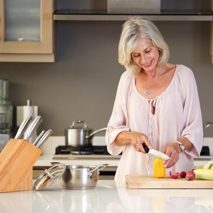 Тримач для ножів Relaxdays з дерева квадратний (1868553) - фото 3 Тримач для ножів Relaxdays з дерева квадратний (1868553) - фото 3