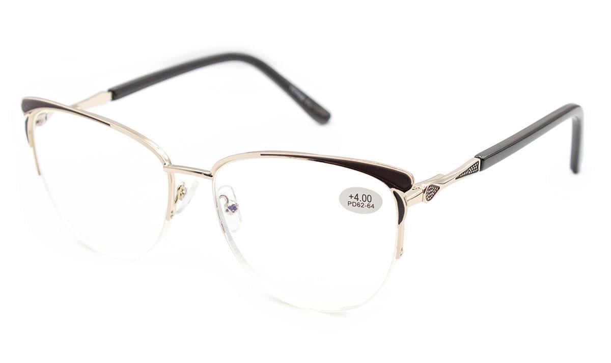 Окуляри для зору жіночі Verse 321182S C3 Blueblocker в металевій оправі +4.00 (10260136)