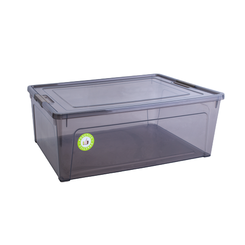 Контейнер Алеана Smart Box 14 л Коричневий прозорий/Какао (УТ000084136) Контейнер Алеана Smart Box 14 л Коричневий прозорий/Какао (УТ000084136)