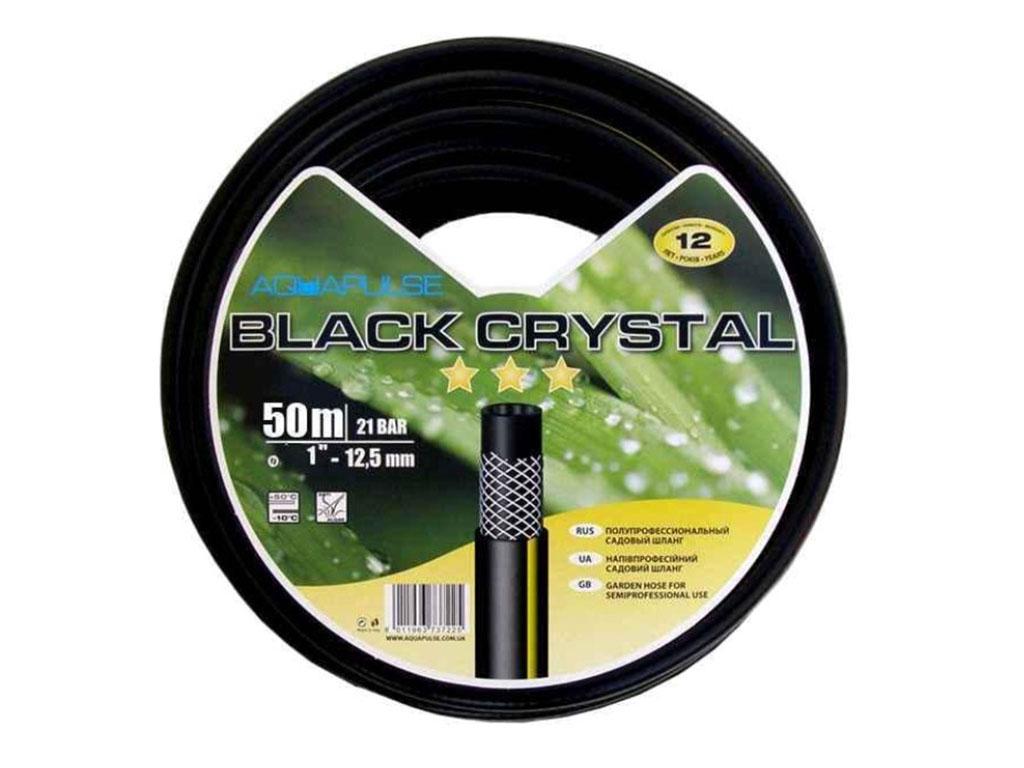 Шланг для полива Aquapulse Black Cristal 1" 50 м (61058)