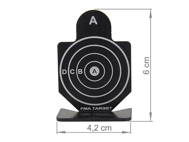 Мішені Mod.A для стрільби металеві 42х60 мм Чорний - фото 2 Мішені Mod.A для стрільби металеві 42х60 мм Чорний - фото 2