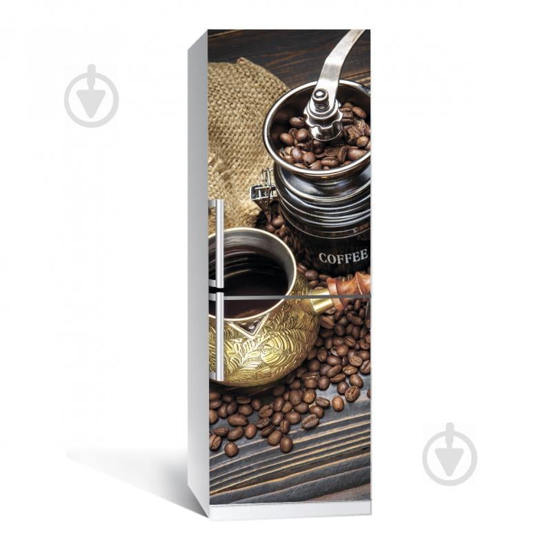 Наклейка на холодильник Zatarga Кава 01 650х2000 мм Коричнева (Z180055) Наклейка на холодильник Zatarga Кава 01 650х2000 мм Коричнева (Z180055)