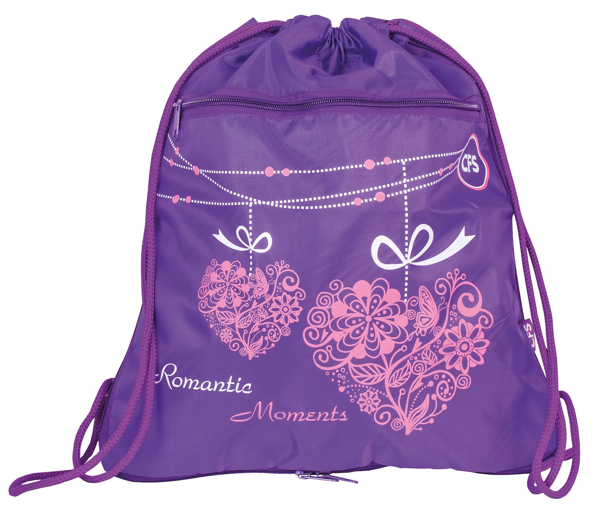 Сумка для обуви Cool for School Romantic Moments 44x35 см Фиолетовый (CF85729)