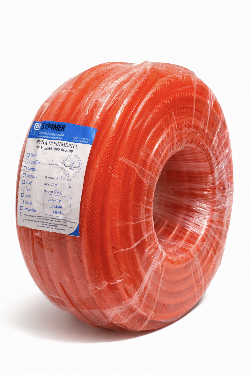Шланг ПВХ тосольный Symmer ChemTex армированный Ø16 мм/стенка 3 мм бухта 50 м (2158)