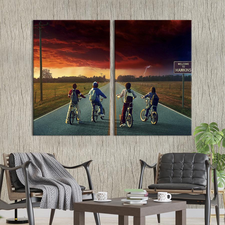 Картина на полотні Незнайомці речі 111x81 см (1416-2)