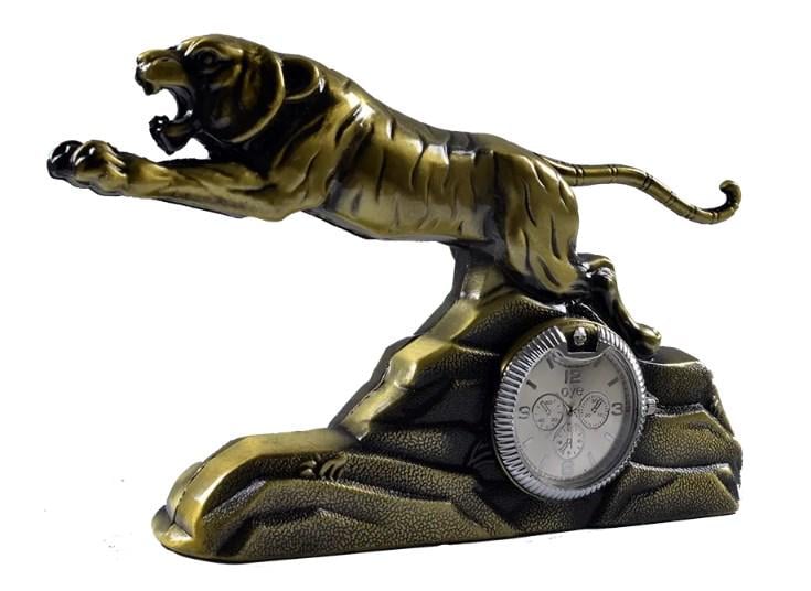 Зажигалка подарочная Тигр с часами (32162125)