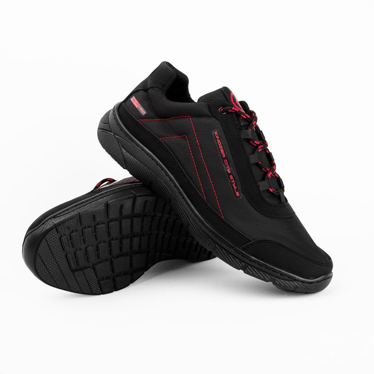 Кроссовки мужские текстильные Kindzer К-401 с прошитой подошвой р. 42 Черный (40142) - фото 3 Кроссовки мужские текстильные Kindzer К-401 с прошитой подошвой р. 42 Черный (40142) - фото 3