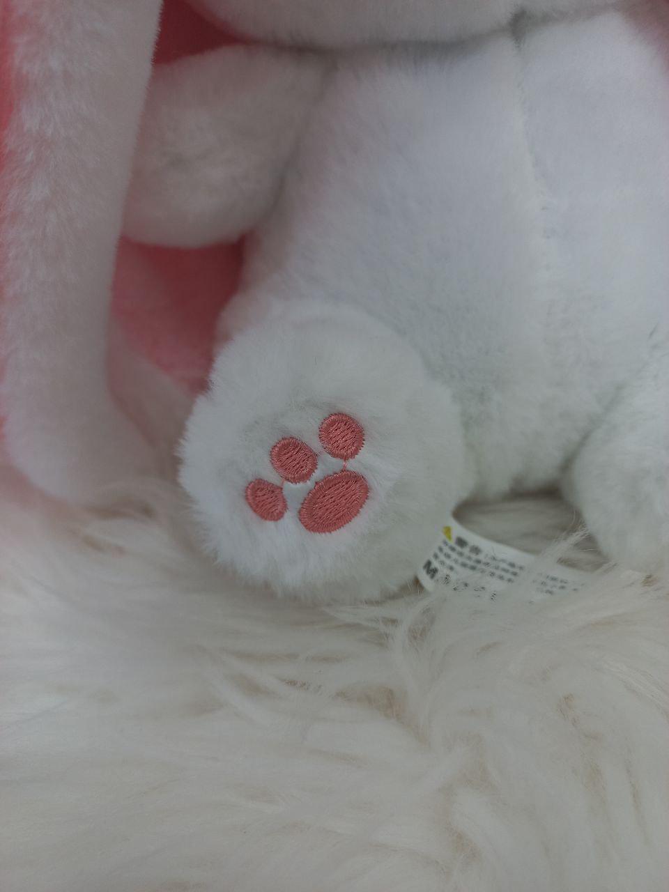 М'яка іграшка Кролик Полуничка 2в1 з застібкою 30 см (9075/30) - фото 9 М'яка іграшка Кролик Полуничка 2в1 з застібкою 30 см (9075/30) - фото 9