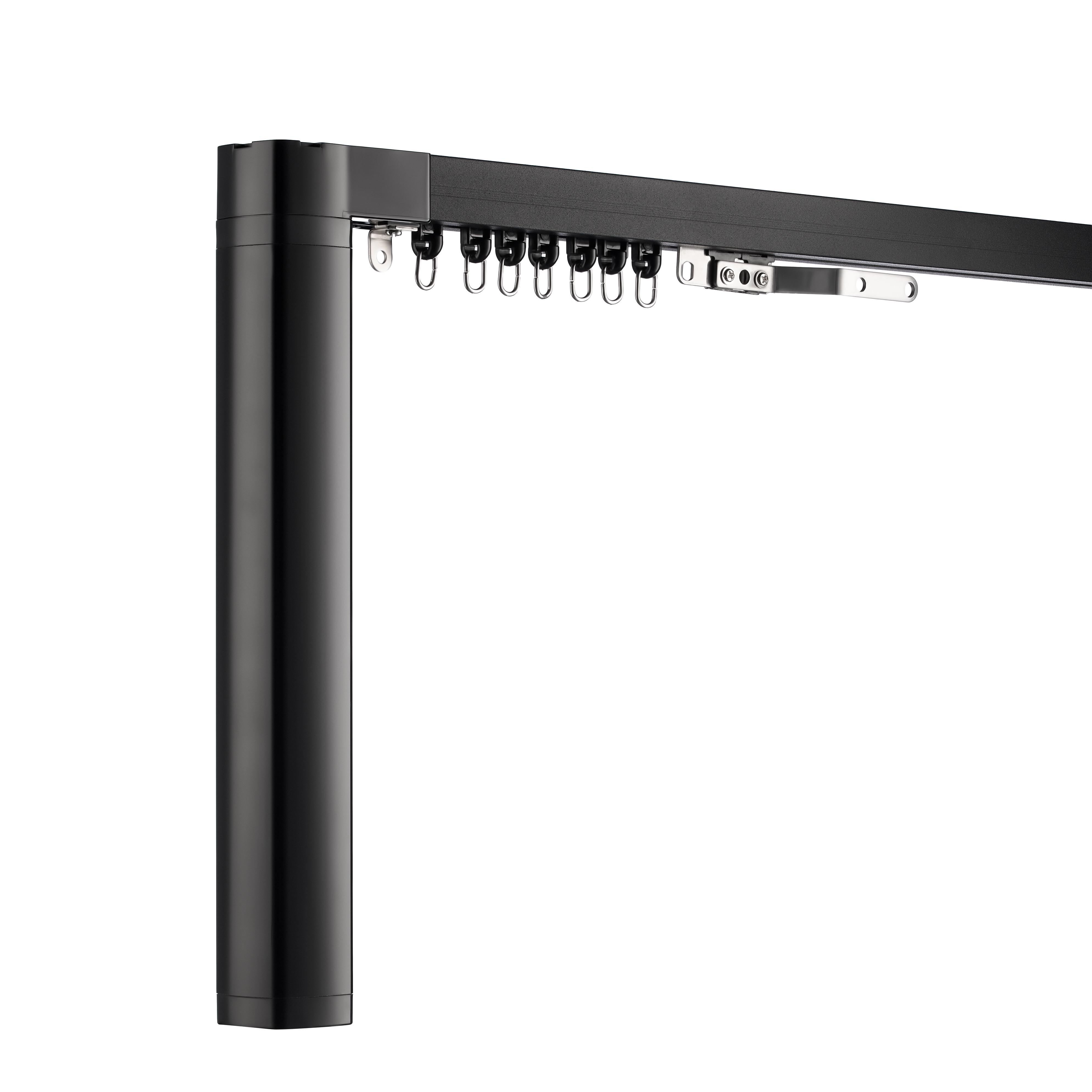 Карниз для штор электрический Plastidea Autorail AT5818 с двигателем 250 см Черный (6248)