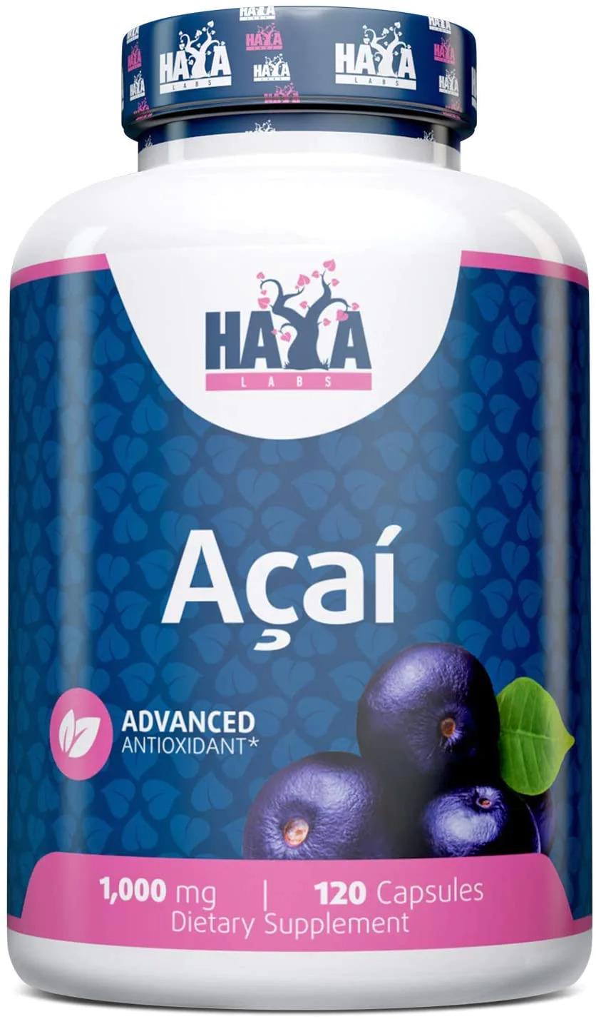 Ягоды асаи Haya Labs Acai 1000 mg 120 caps