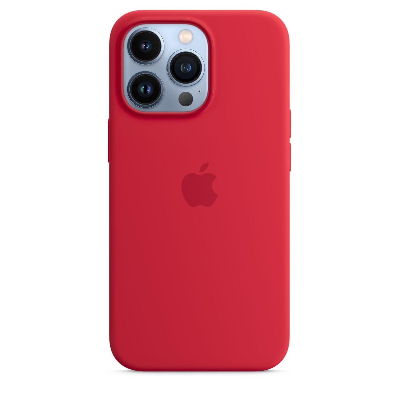 Силіконовий чохол накладка Silicone Case for iPhone 13 Pro Max, Product Red (HC)(A) - фото 3