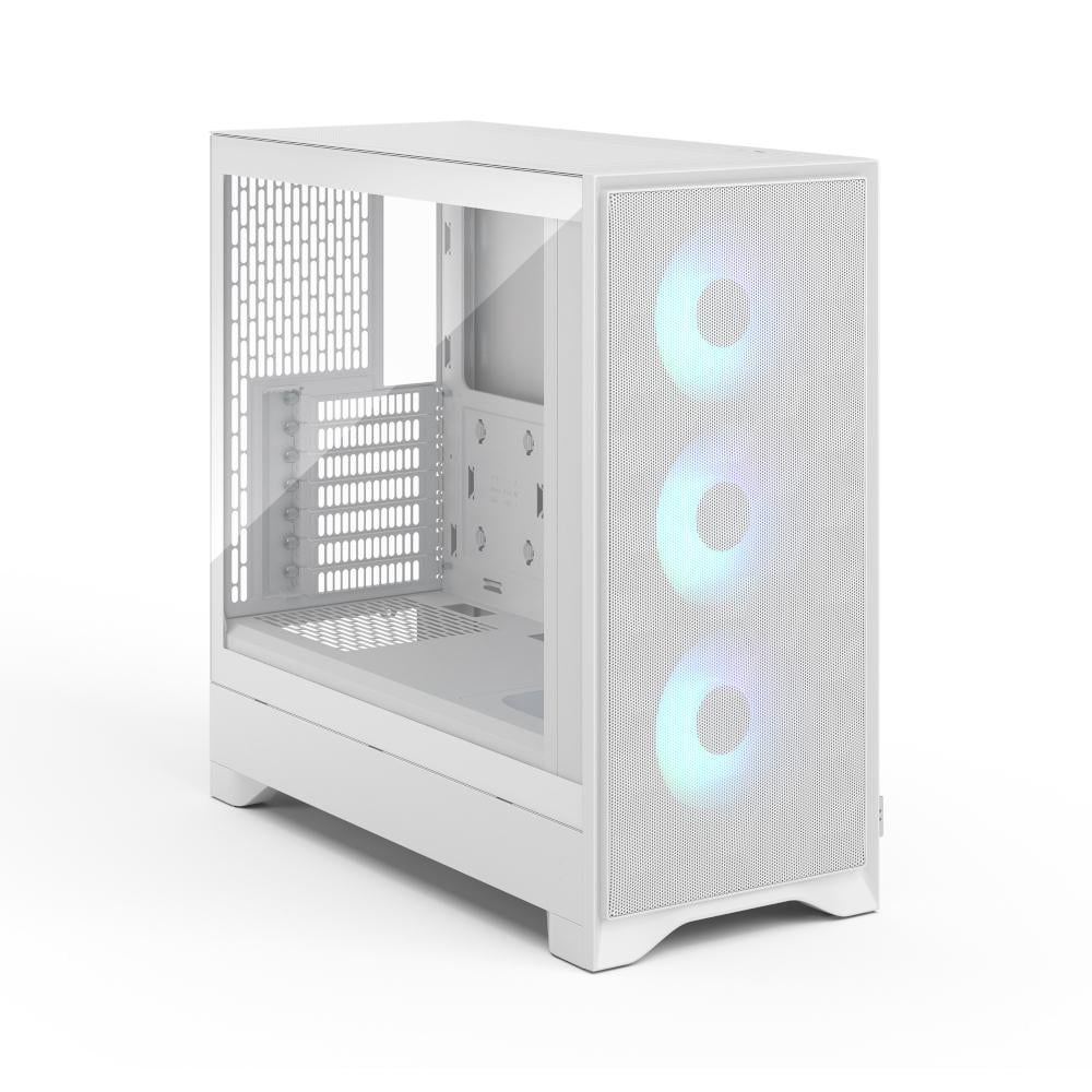 Компьютерный корпус с подсветкой Fractal Design Pop 2 Air Mid Tower ATX PSU White TG RGB (FD-C-POA2A-04)