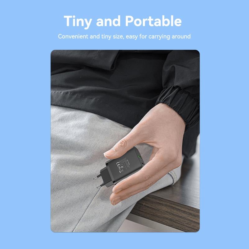 Зарядное устройство Vention 38W Type-C/USB 1.67A/12V 2-портовый USB A+C Черный (FBIB0-EU) - фото 13