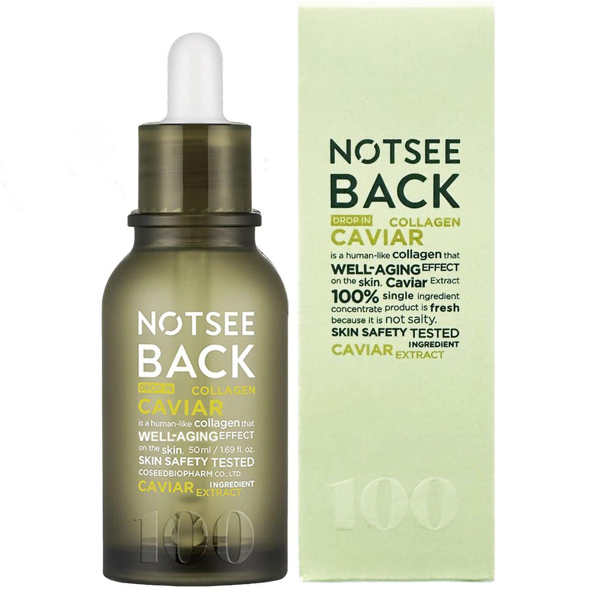 Ліфтингова есенція для обличчя NOTSEEBACK Drop In Caviar Collagen Serum концентрована з екстрактом ікри 50 мл Ліфтингова есенція для обличчя NOTSEEBACK Drop In Caviar Collagen Serum концентрована з екстрактом ікри 50 мл