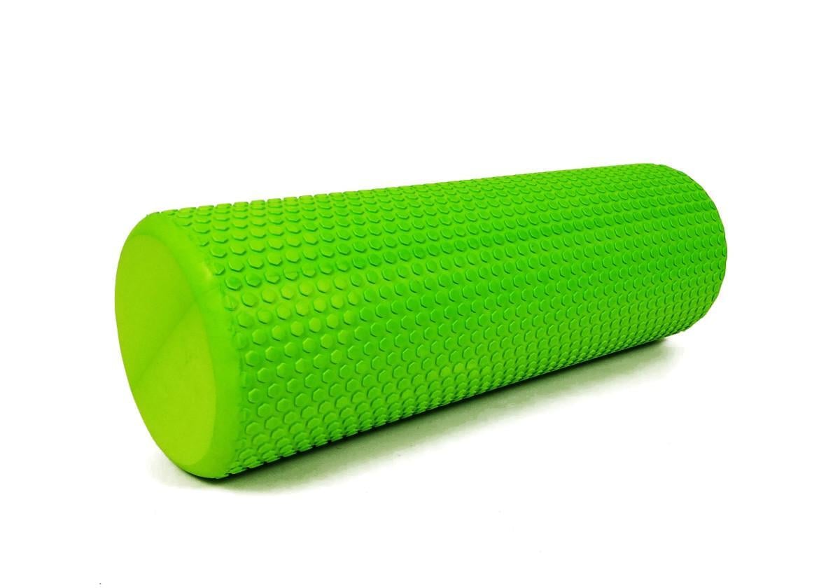 Массажный ролик EasyFit Foam Roller 45 см Зеленый (EF-2030-GN)