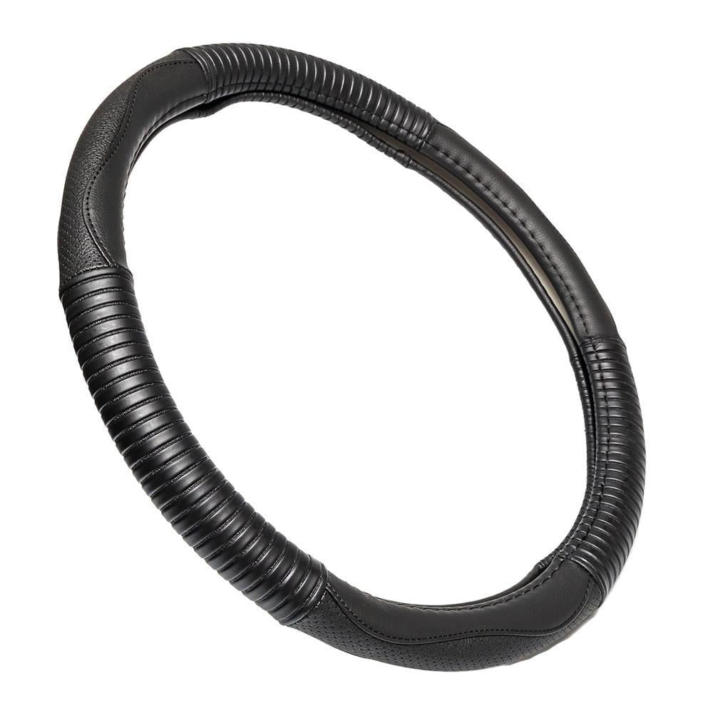 Чохол на кермо Elegant чорні вставки XL 42 см Чорний (EL 115 313) Чохол на кермо Elegant чорні вставки XL 42 см Чорний (EL 115 313)