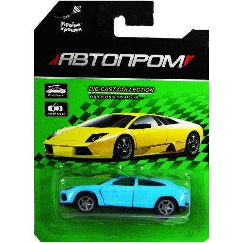 Машина металлическая Lamborghini 4х2х8 см Blue (197209)