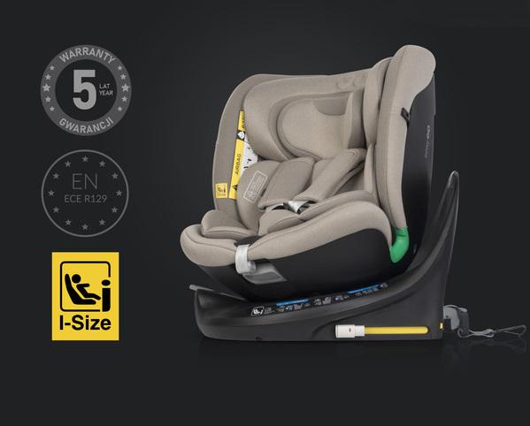 Автокресло EasyGo Cosy группа 0+/1/2/3 0-36 кг с системой Isofix Taupe (9024-EGCo-25) - фото 19