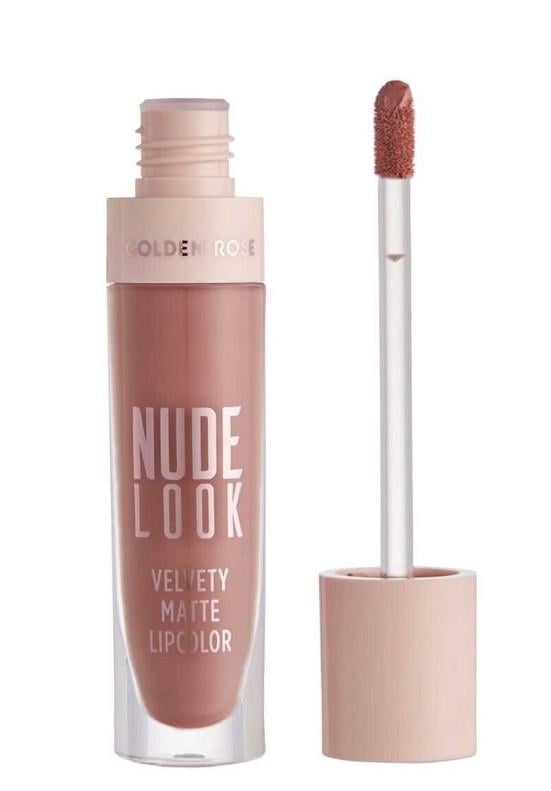 Рідка помада Golden Rose Nude look velvety №2 - фото 1