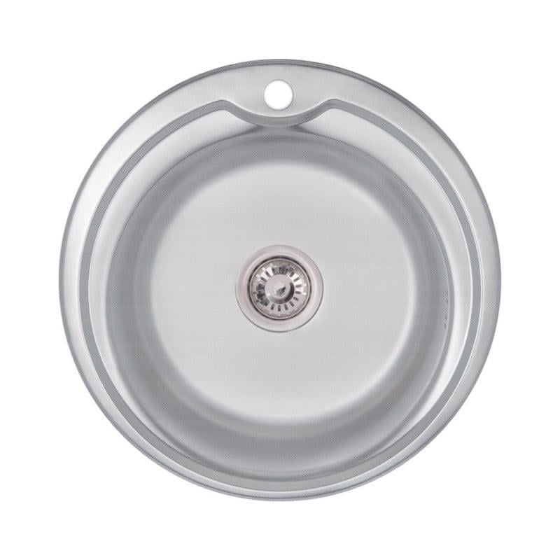 Мойка для кухни Lidz 510-D Decor 0,6 мм (LIDZ510D06DEC)