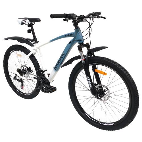Велосипед Spark Delight колеса 26" алюминиевая рама 17" Белый с синим (000218774) - фото 2 Велосипед Spark Delight колеса 26" алюминиевая рама 17" Белый с синим (000218774) - фото 2