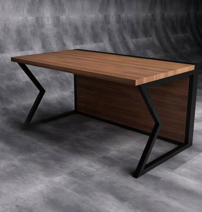 Письменный стол руководителя EcoLoft IN-2045 Лофт Коричневый (23059130)