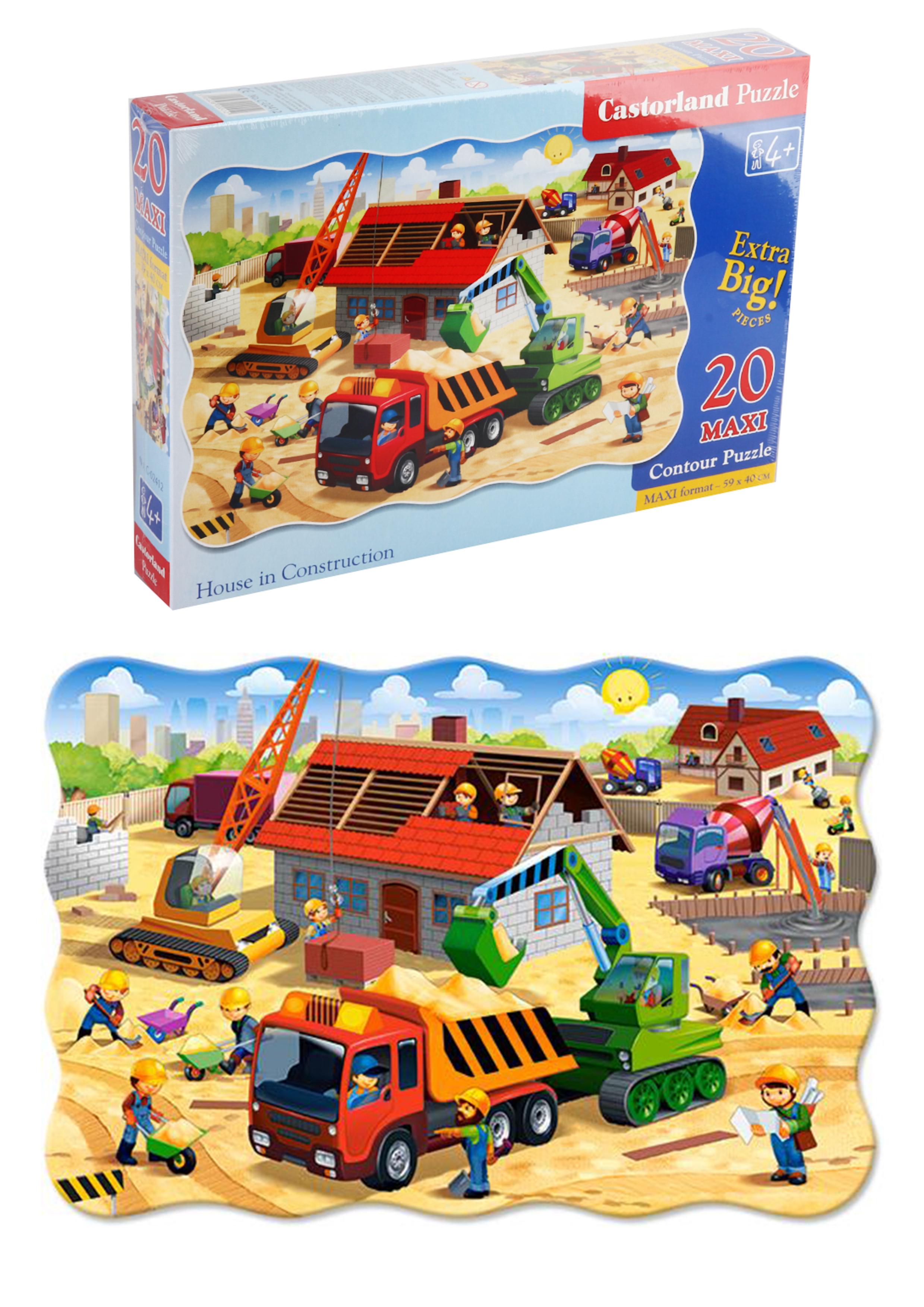 Пазли Кастор Будівництво 20maxi 59х40 см (c-02412)