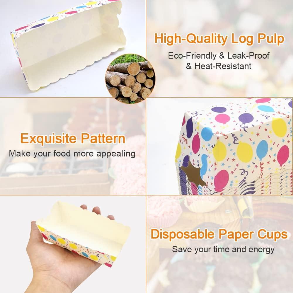 Миниформы для торта одноразовые BUZIFU 100 шт. - фото 5 Миниформы для торта одноразовые BUZIFU 100 шт. - фото 5