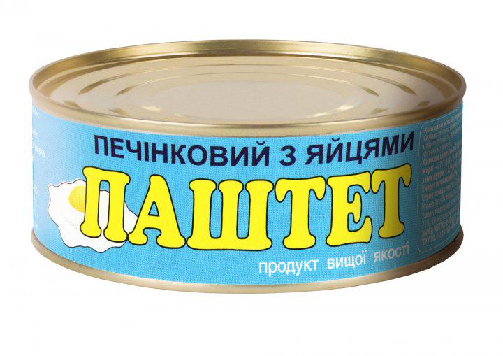 Паштет печеночный с яйцами ОПК 240 г (4820021840012)