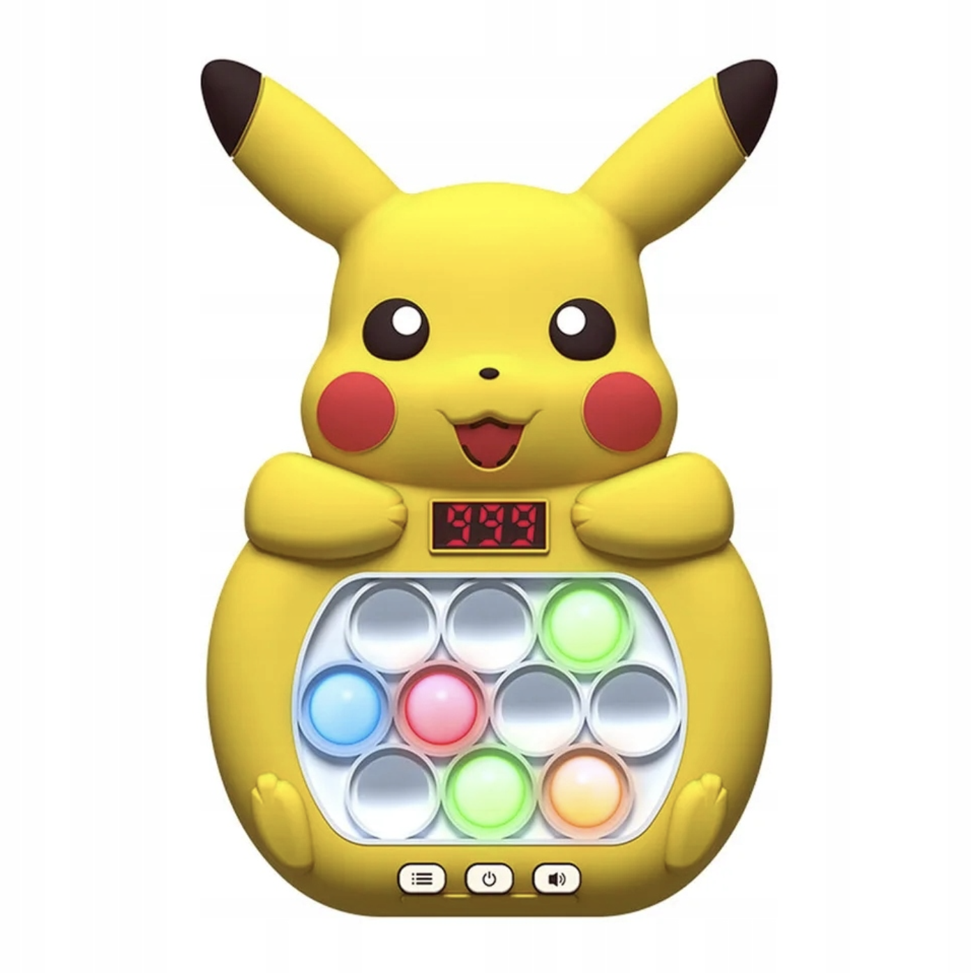 Интерактивная игрушка Quick Push Game Pop It покемон Пикачу 999 уровней (18298264)